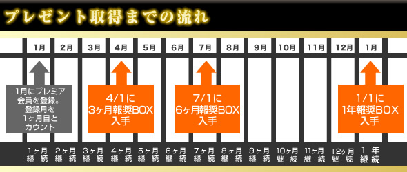 プレゼント取得までの流れ