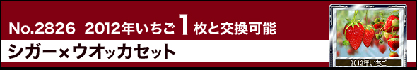 No.2826 「2012年いちご」1枚と交換可能