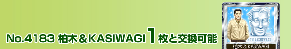 No.4183 &KASIWAGI 1ƌ\