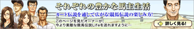それぞれの豊かな馬主生活 カード伝説を通して広がる!競馬伝説の楽しみ方!