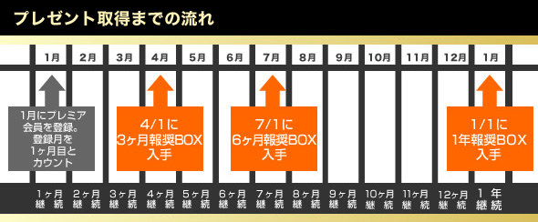 プレゼント取得までの流れ