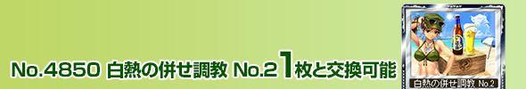 No.4850 M̕ No.2 1ƌ\