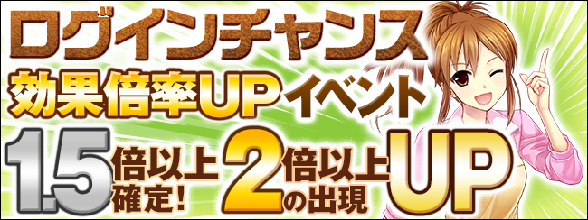ログインチャンスイベントSP開催